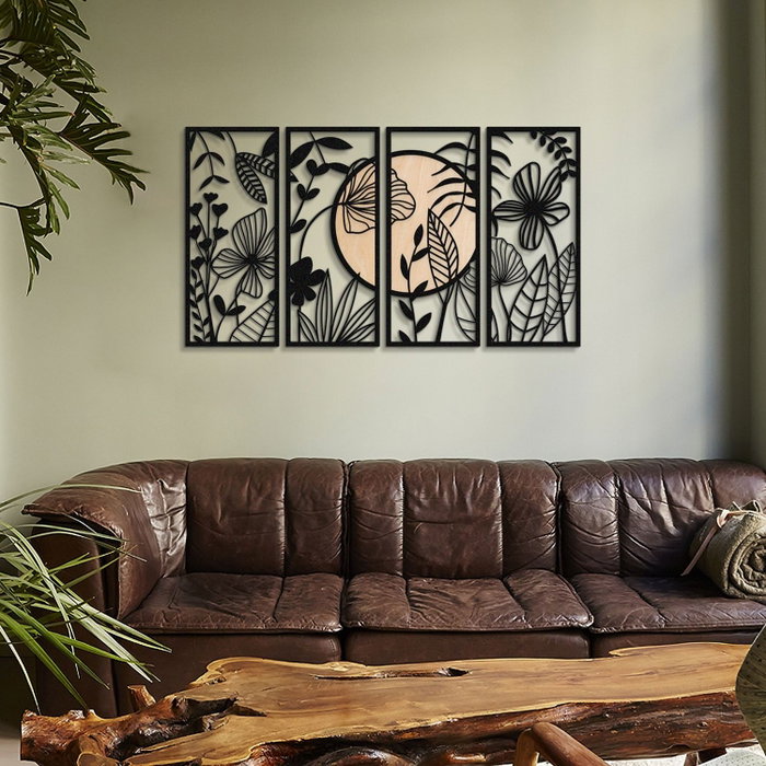 Wallity Ginkgo Wood - APT601MS Negro y beige Wallity Ginkgo Wood - APT601MS Negro y beige